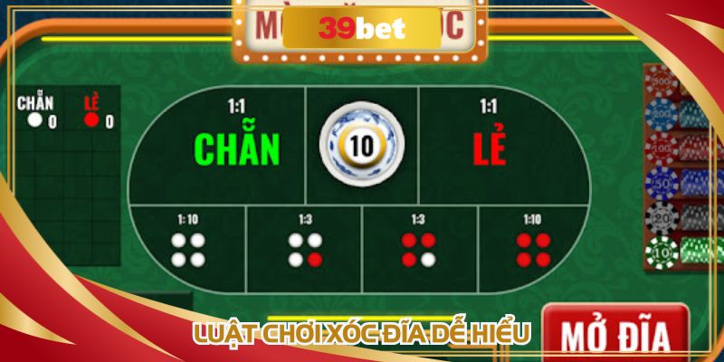 Luật chơi xóc đĩa rất đơn giản, dễ hiểu